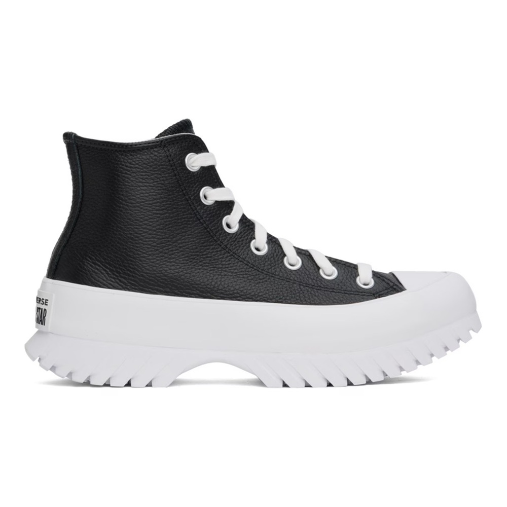 Converse Black Leather Chuck Taylor All Star Lugged 2.0 Sneakers